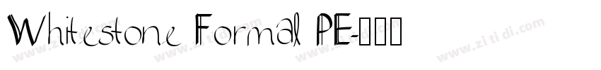 Whitestone Formal PE字体转换